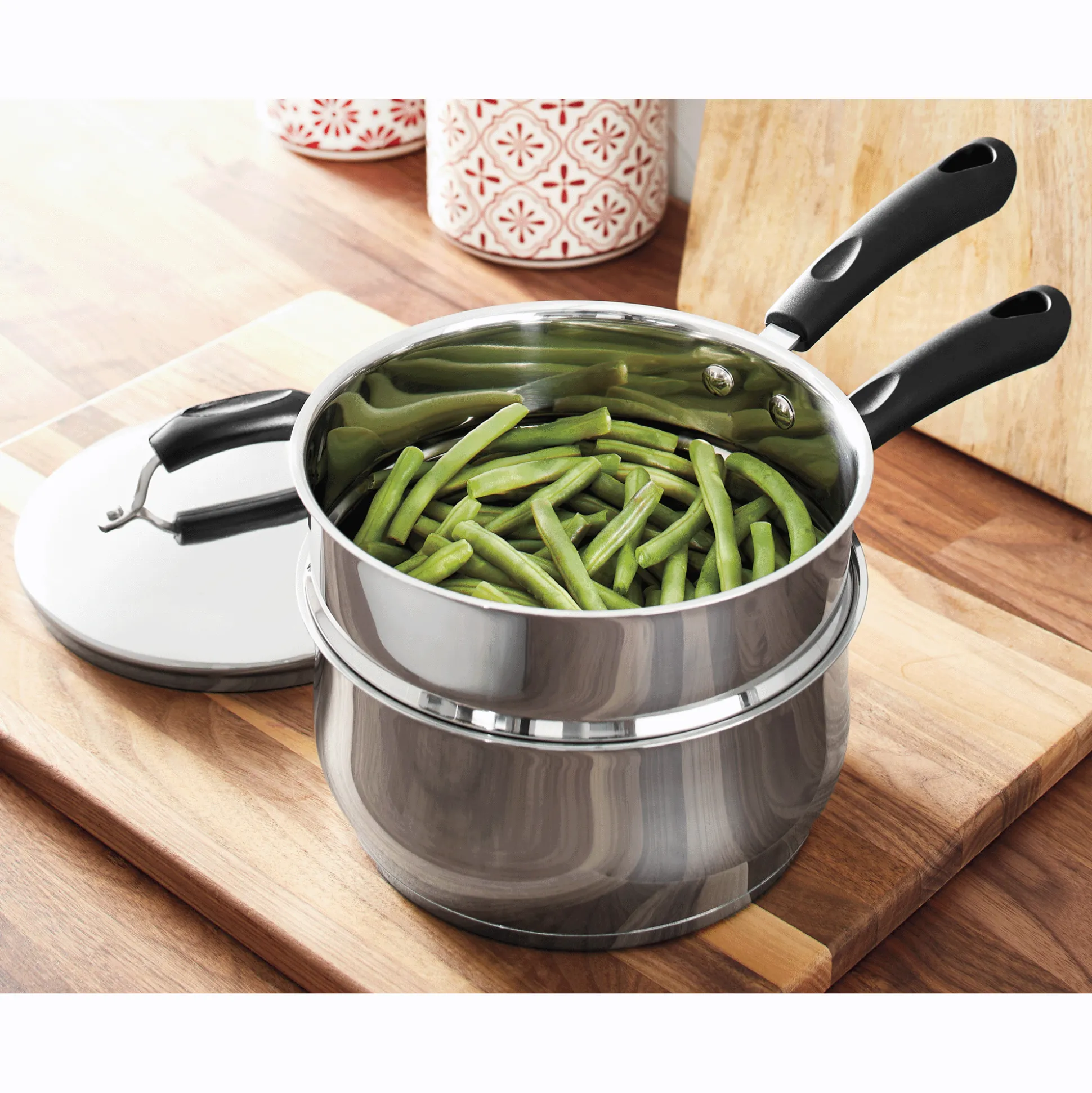 4-Piece Range Kleen 3-Quart Double Boiler Set