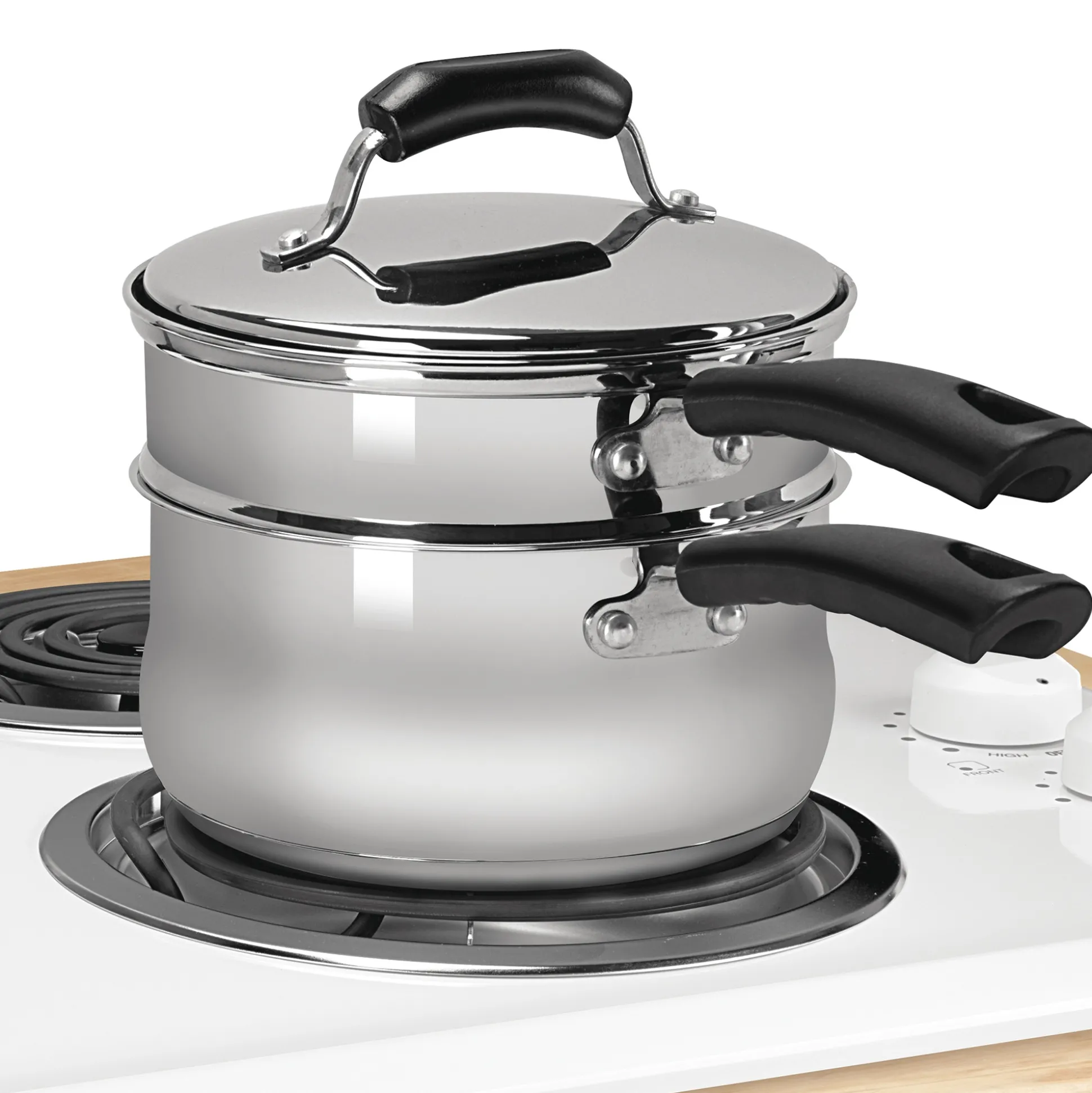 4-Piece Range Kleen 3-Quart Double Boiler Set