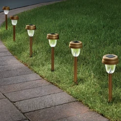 6-Piece Solar Stake Light Set