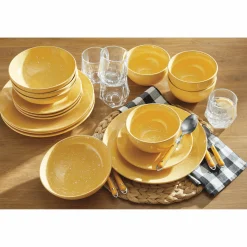 20-Piece Speckled Dinnerware Set