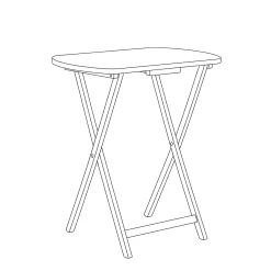 5-Piece Tray Table Set
