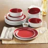 12-Piece Two-Tone Dinnerware Set