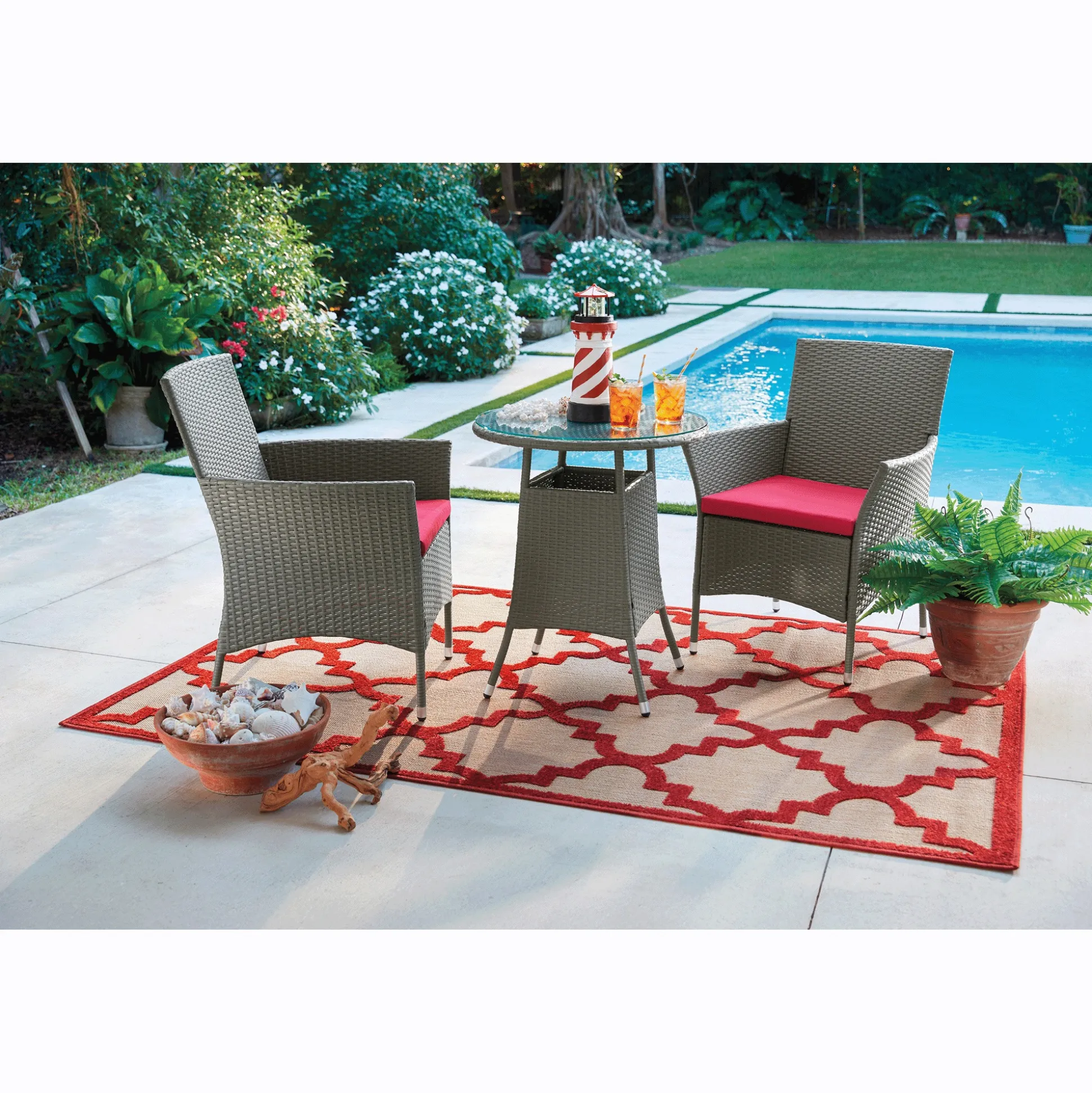3-Piece Wicker Bistro