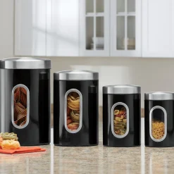 4-Piece Window Canister Set