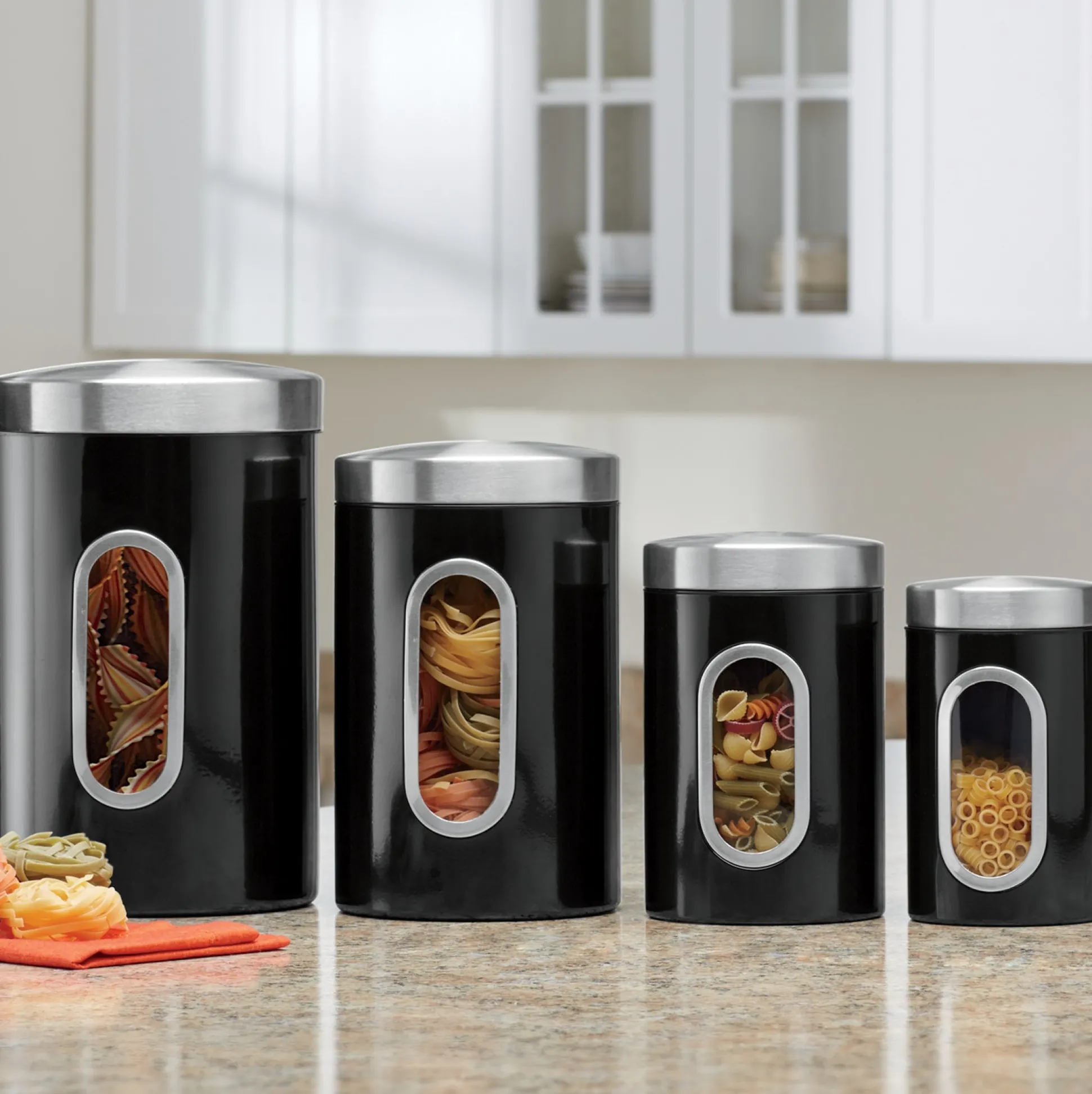 4-Piece Window Canister Set