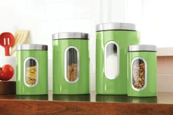 4-Piece Window Canister Set