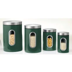 4-Piece Window Canister Set