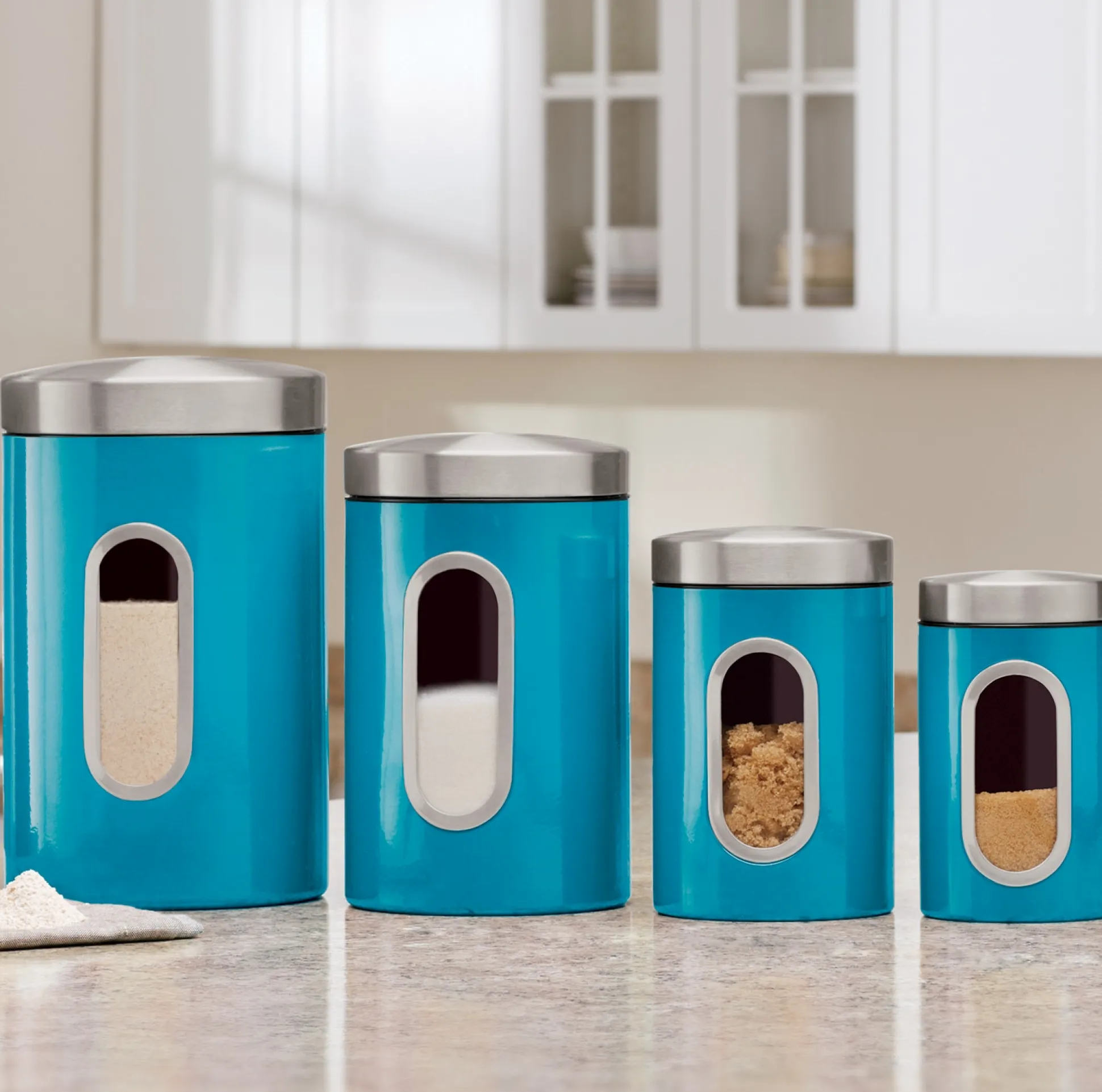 4-Piece Window Canister Set