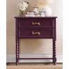Plum Beaded-Leg Chest