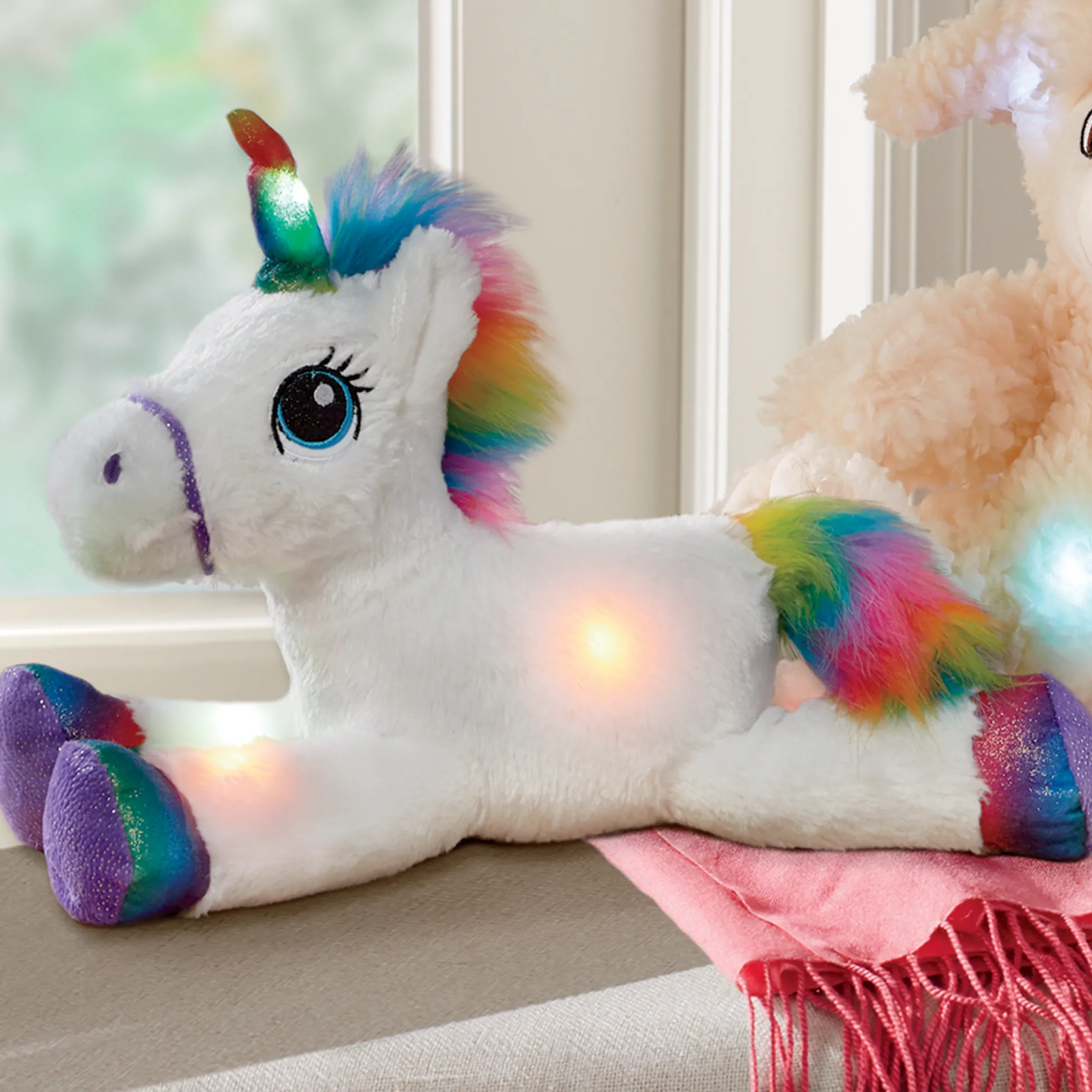 Plush Stuffed Animal with Music & Light
