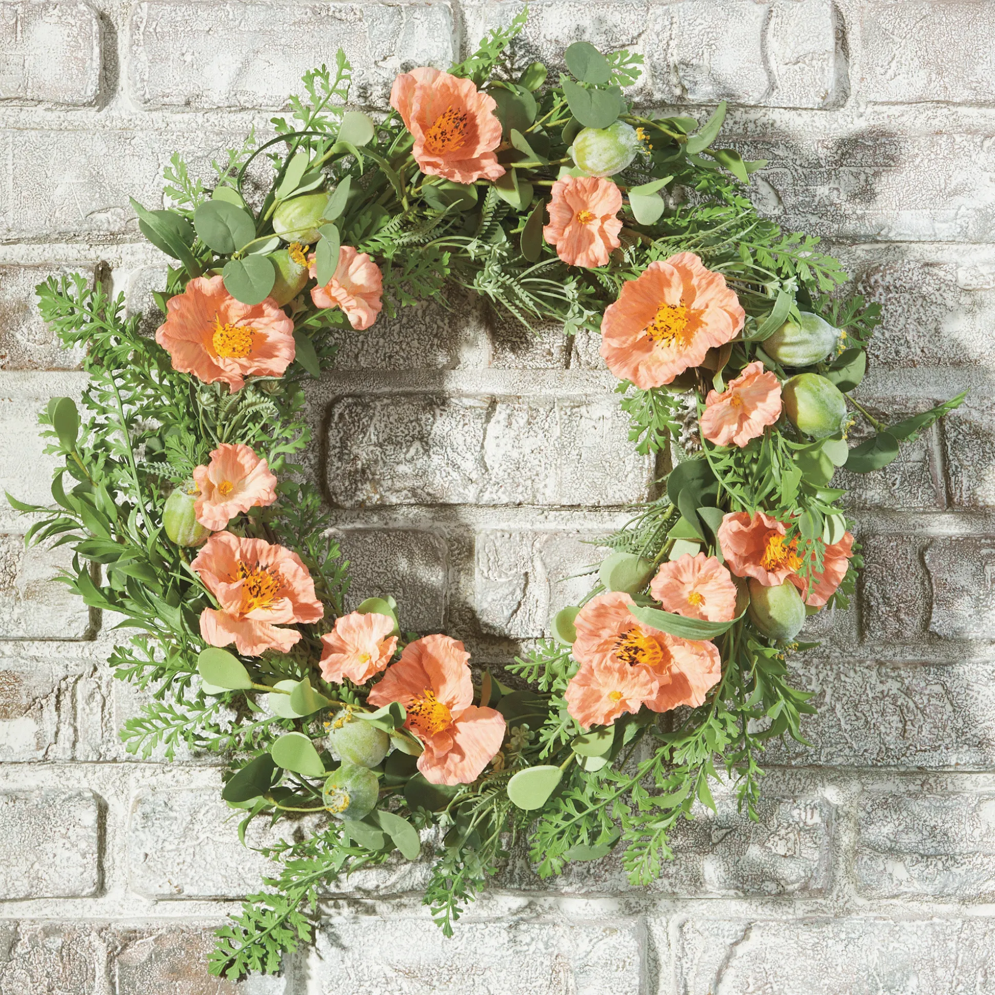 Poppy and Pods Wreath