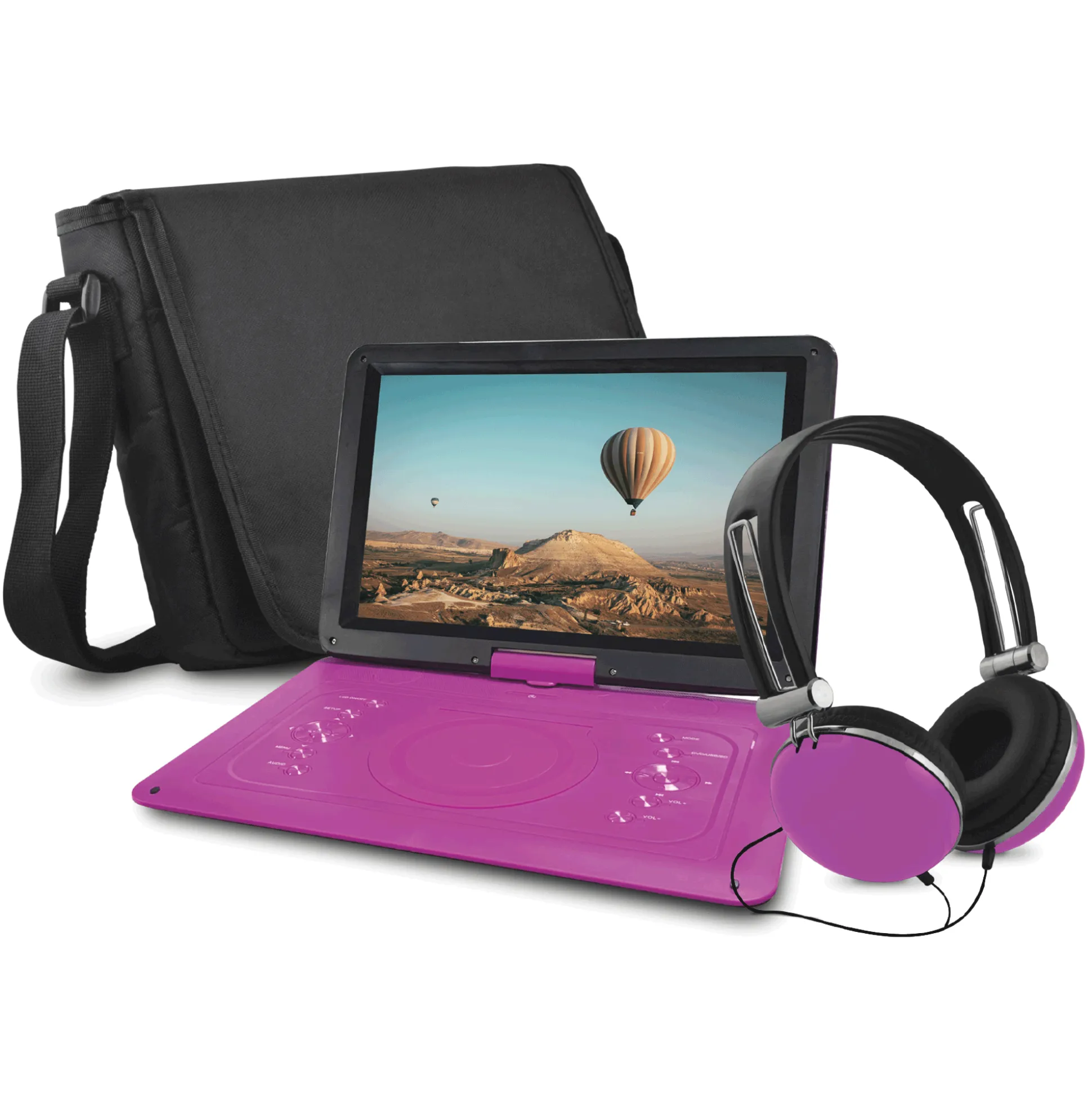 14.1" Portable DVD Player with Headphones
