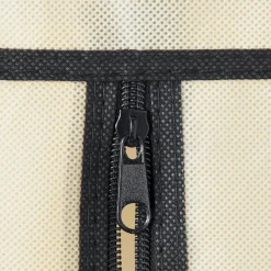 Portable Fabric Storage Wardrobe with Drawers and Hanging Bar