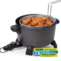 Presto 10-Quart Kitchen Kettle XL Multi-Cooker and Steamer