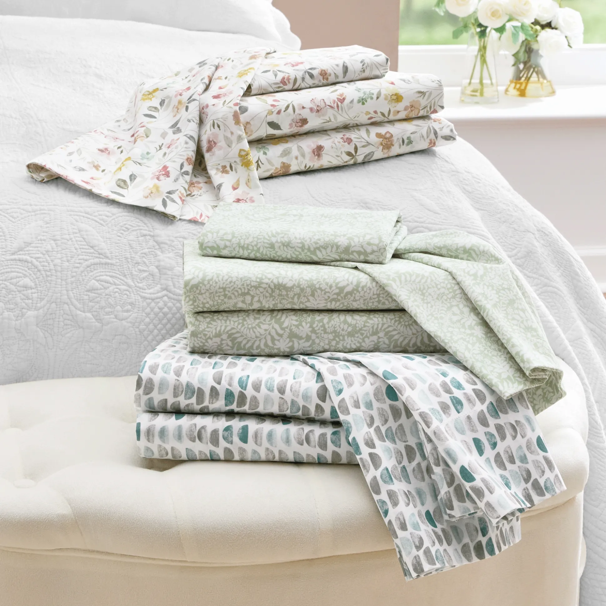 Printed Cotton Sheet Set