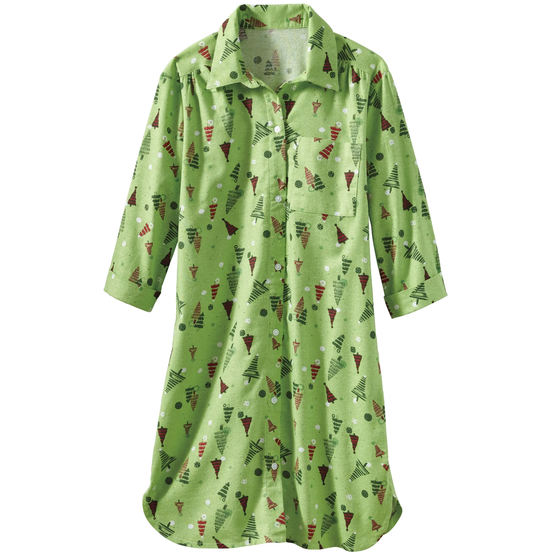Printed Flannel PJs or Nightshirt