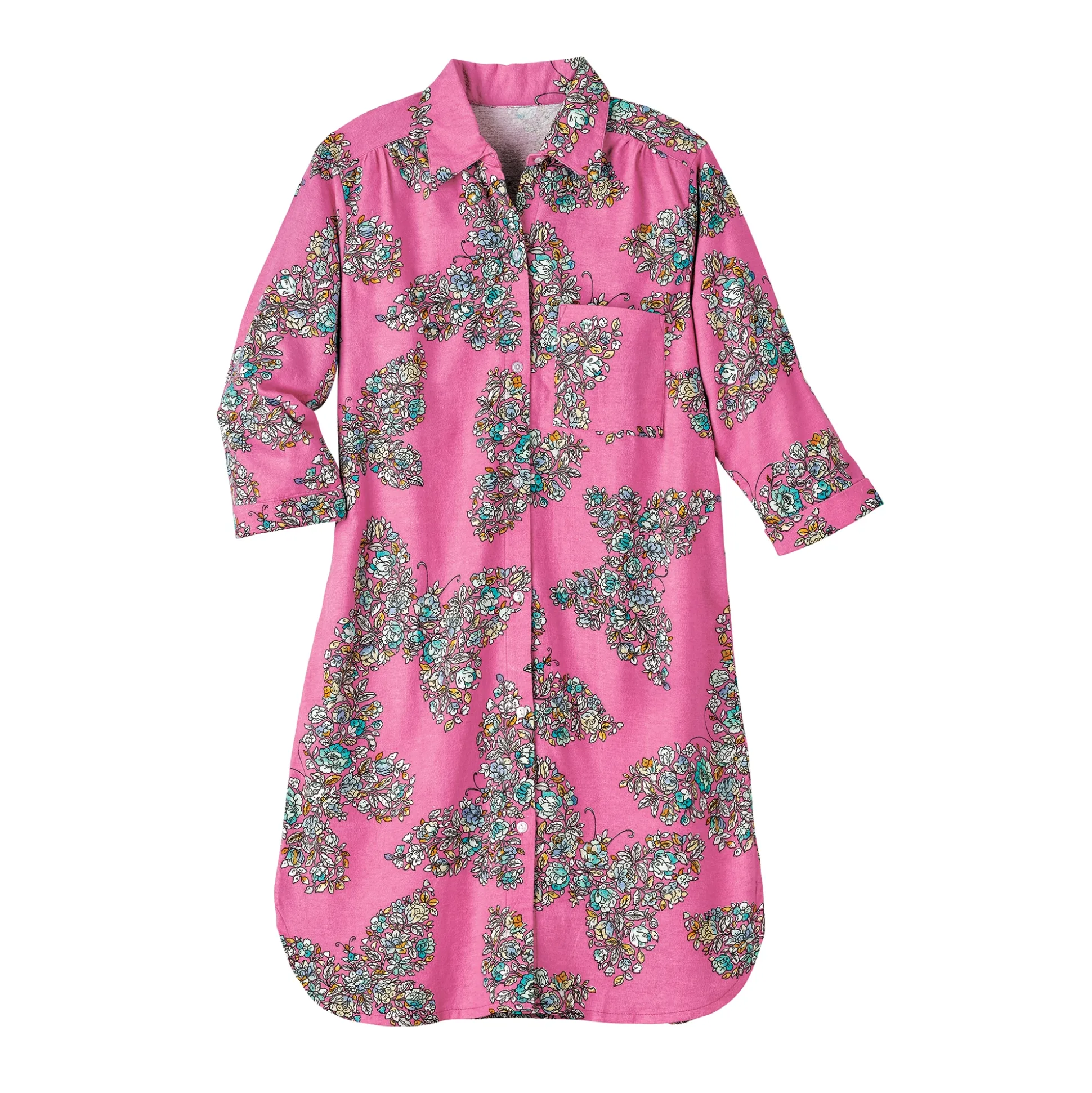 Printed Flannel PJs or Nightshirt