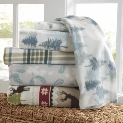 Printed Fleece Sheet Set