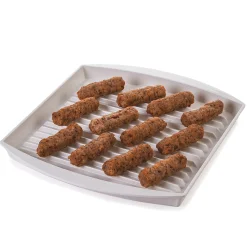 Progressive Microwave Bacon Grill with Cover and Fat-Draining Design