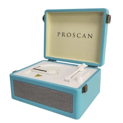 Proscan Retro Suitcase-Style CD Player with Bluetooth