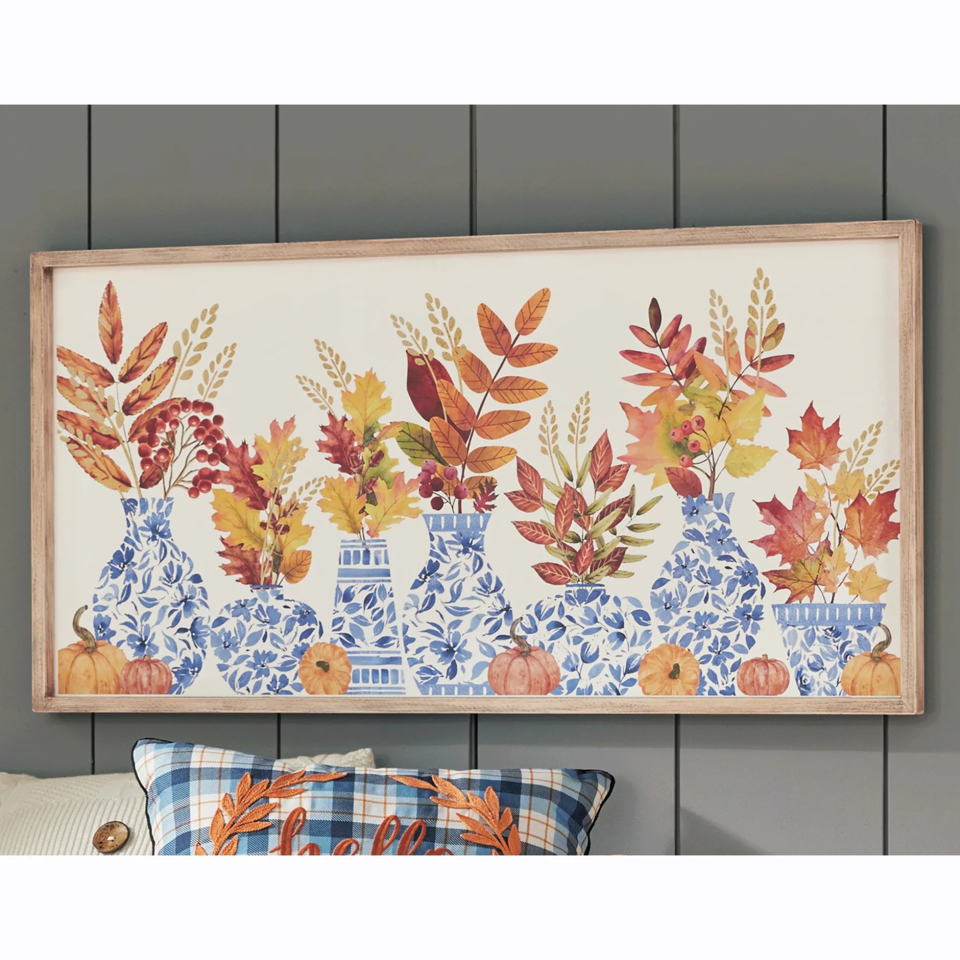 Pumpkin Chinoiserie Wall Art