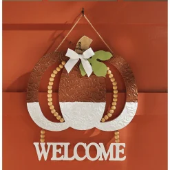 Pumpkin Welcome Sign