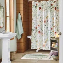Pure Bliss Floral Shower Curtain
