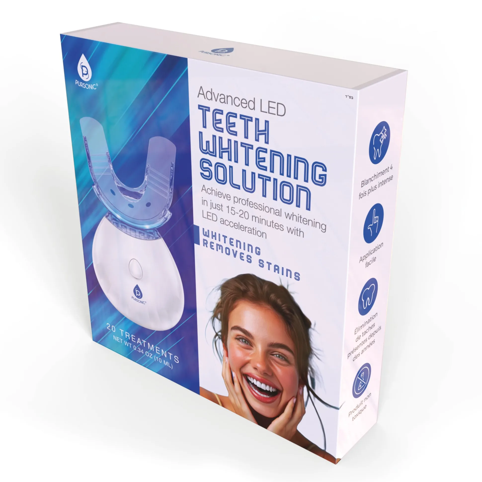 Pursonic Advanced Led Teeth Whitening Kit