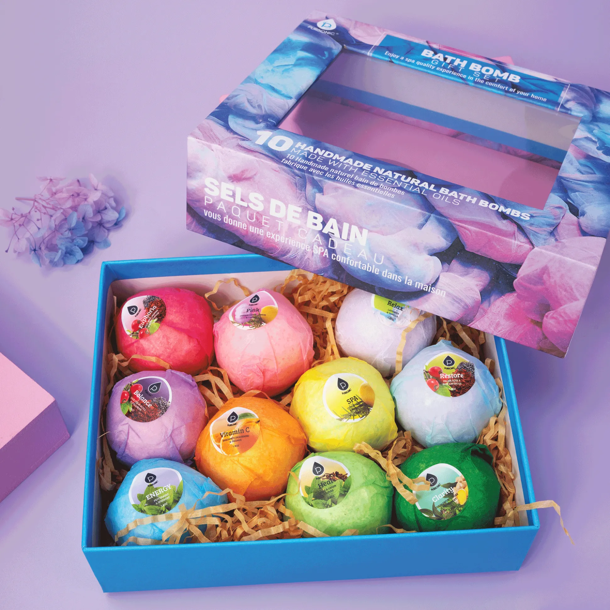 Pursonic Bath Bomb Gift Set