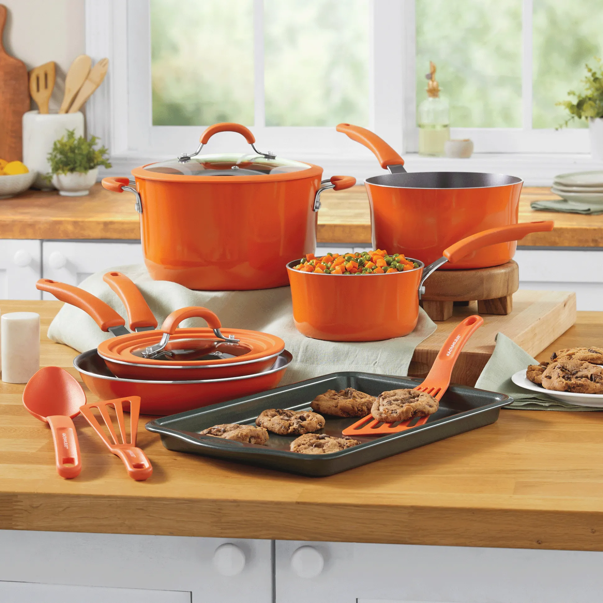 Rachael Ray Cook & Create 11-Piece Cookware Set