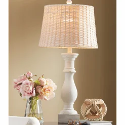 Rattan Shade Table Lamp