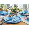 Reactive Glaze 12-Piece Dinnerware Set
