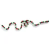 Red & Green Christmas Garland