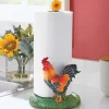 Red Rooster Paper Towel Holder