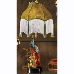 Regal Peacock Table Lamp