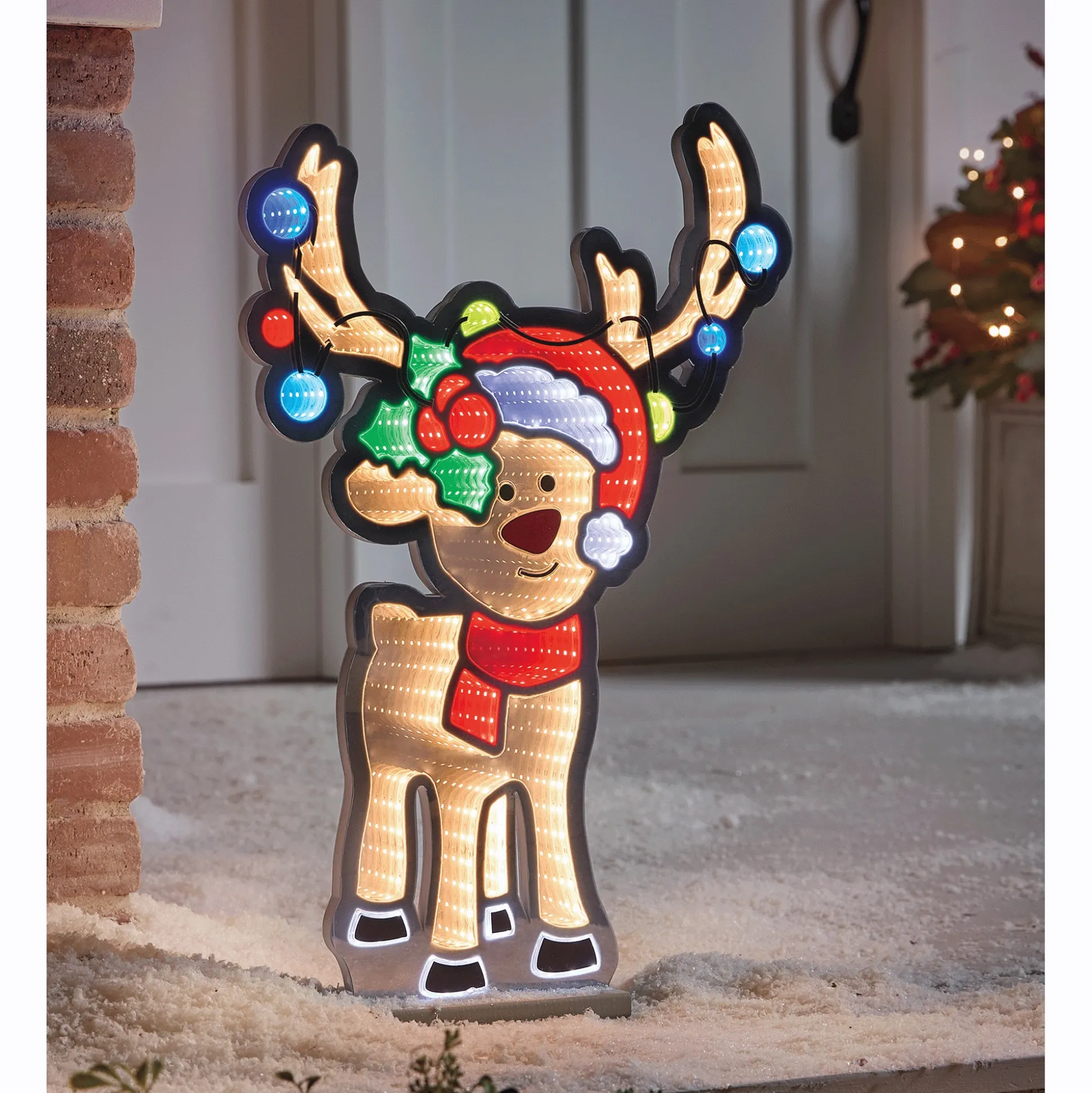 Reindeer Infinity-Light Décor