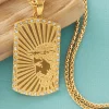 Religious Dog Tag Pendant