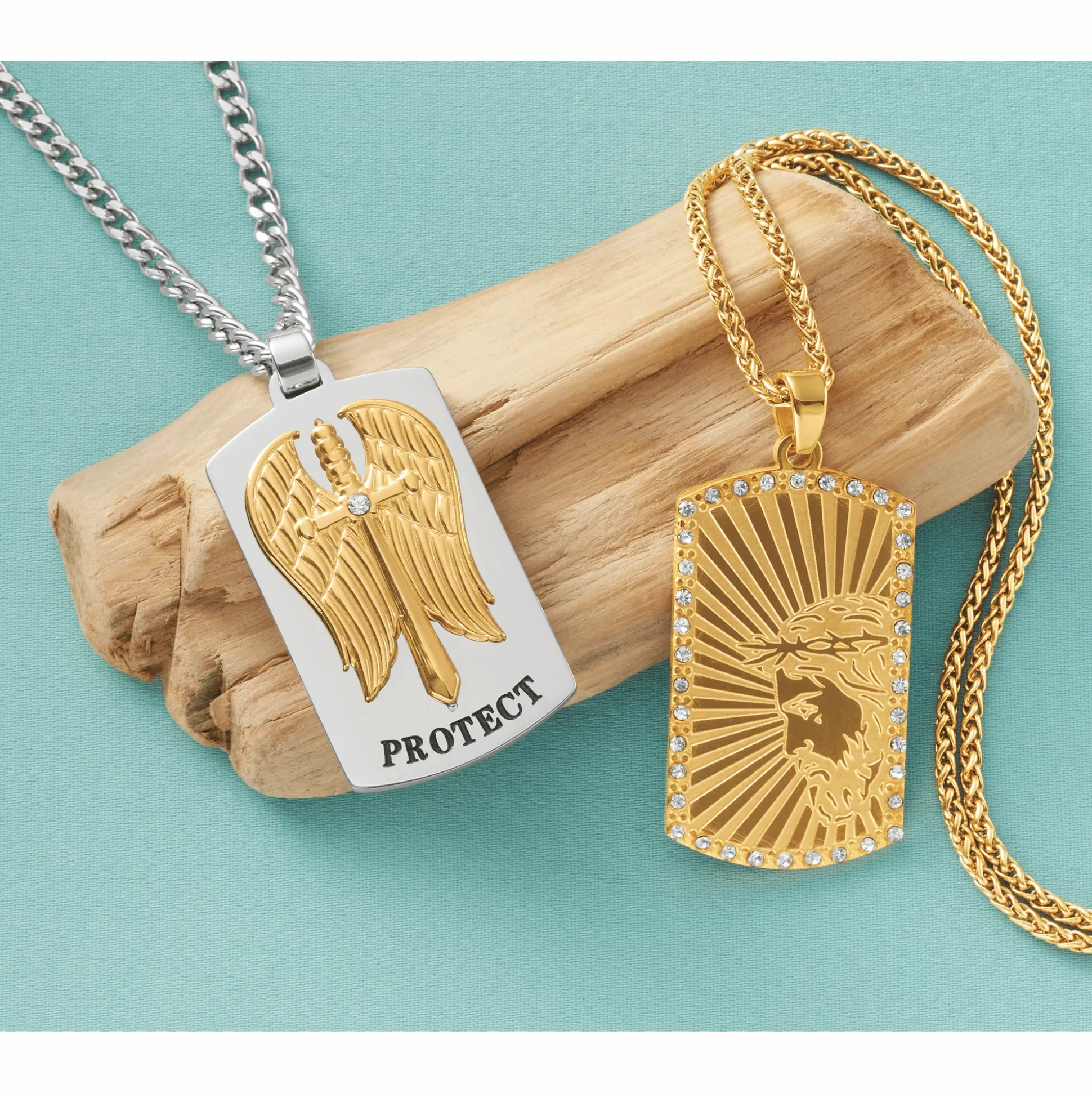 Religious Dog Tag Pendant