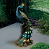 Resin Solar Peacock