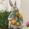 Resin Solar Succelent Bunny