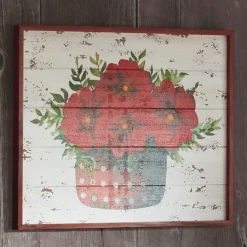 Retro Floral Wall Art