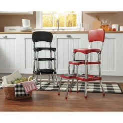 Retro Step-Stool Chair