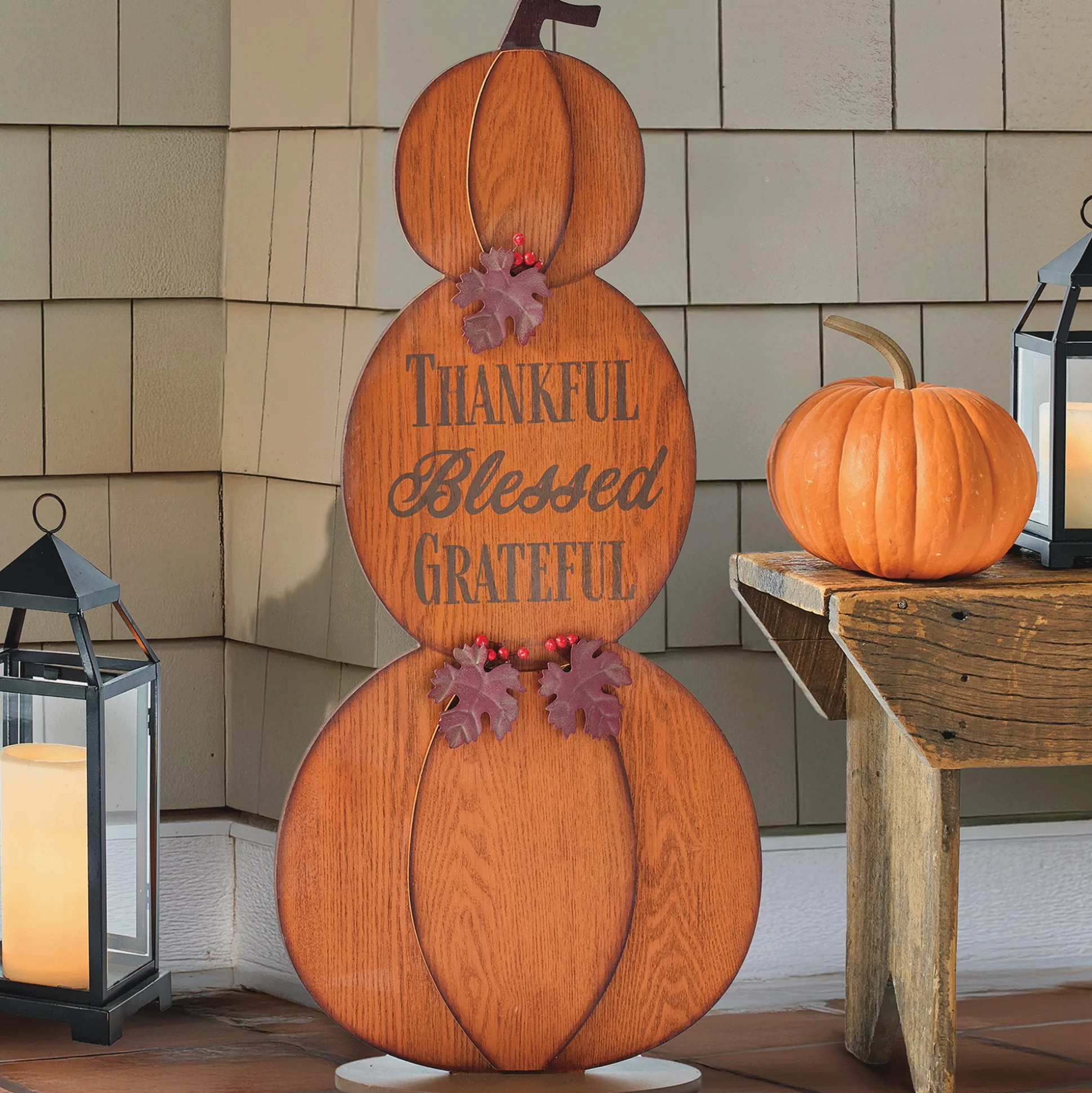 Reversible Fall/Winter Porch Sign