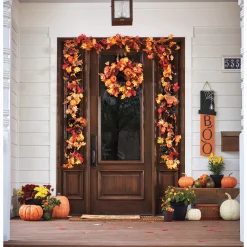Reversible Harvest/Halloween Sign