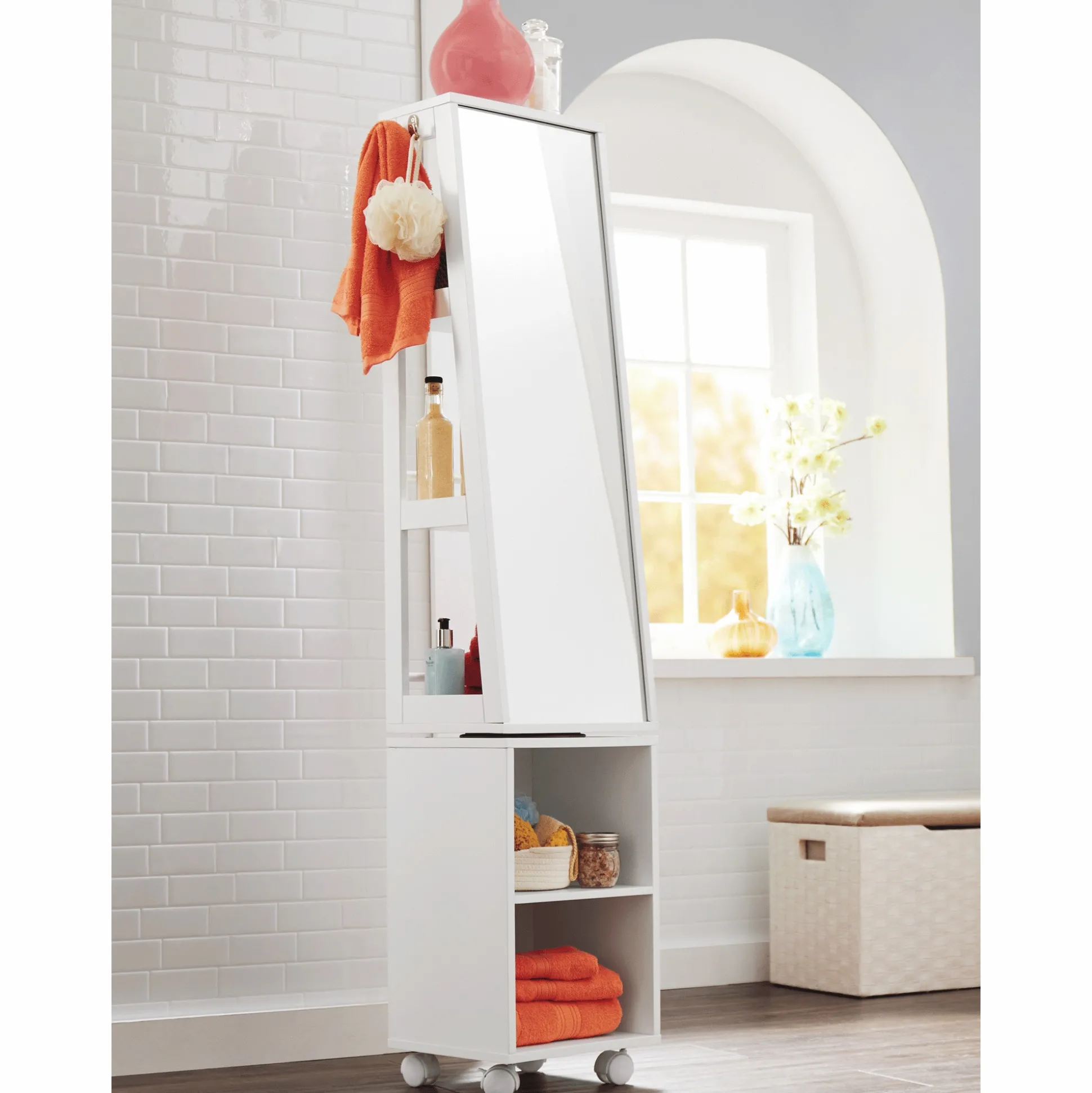 Revolving Storage with Mirror