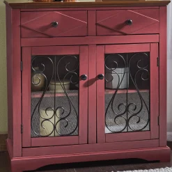Rhett Distressed Cabinet