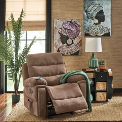 Rocking Recliner with Massage and Heat
