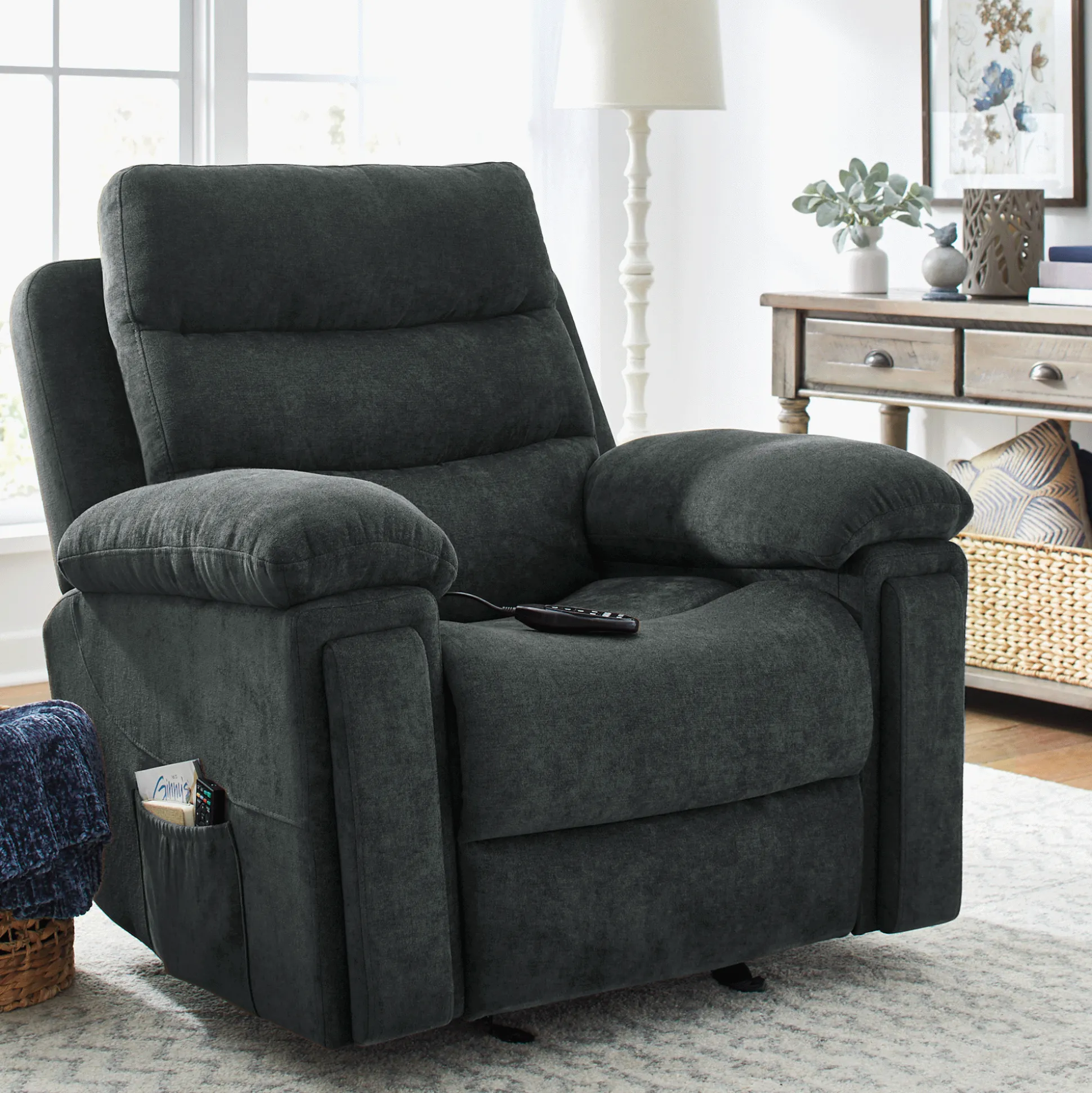 Rocking Recliner with Massage & Heat