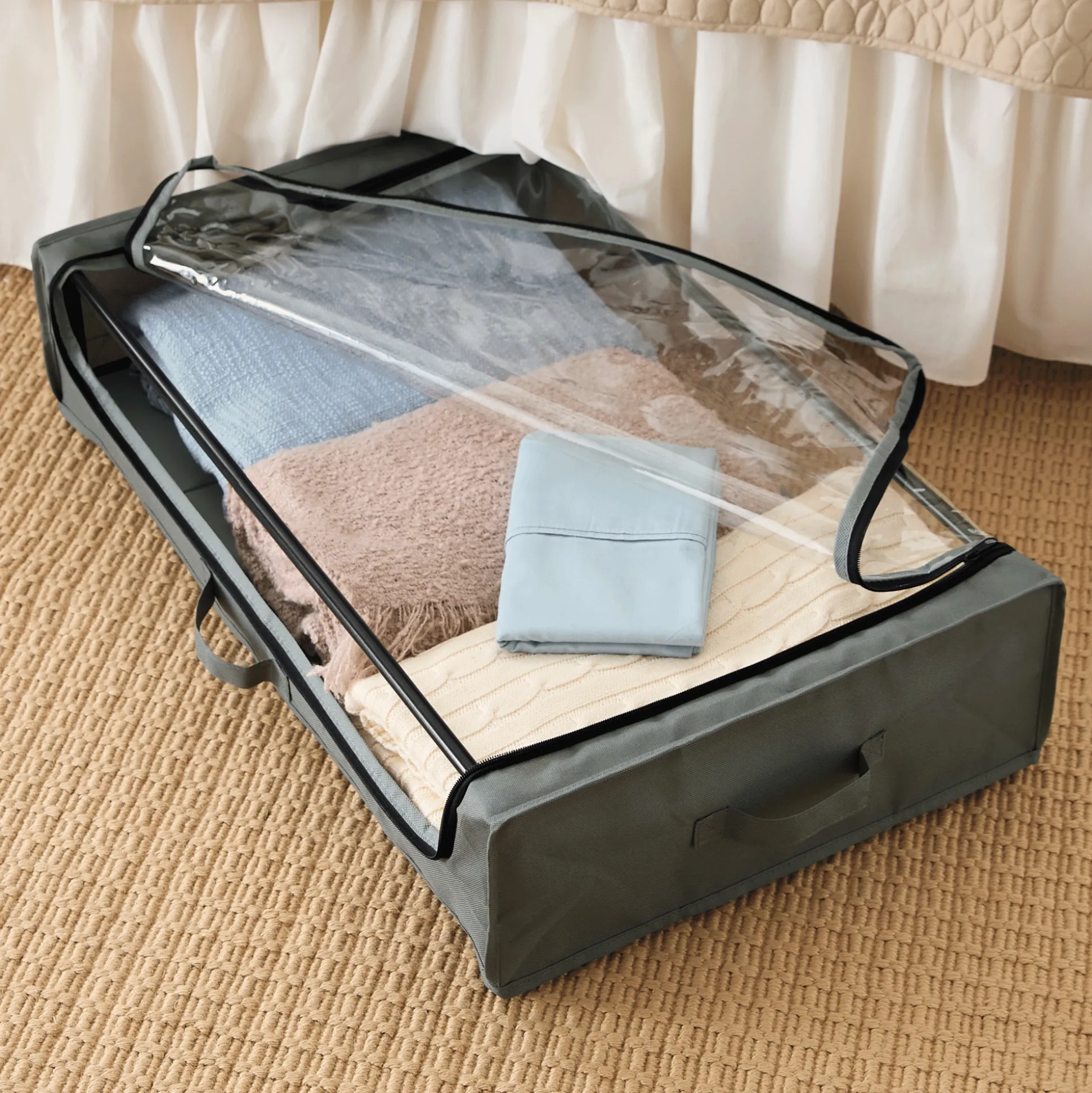 Rolling Storage Drawer with Window