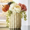Romantic Fall Faux Floral Arrangement in Pot